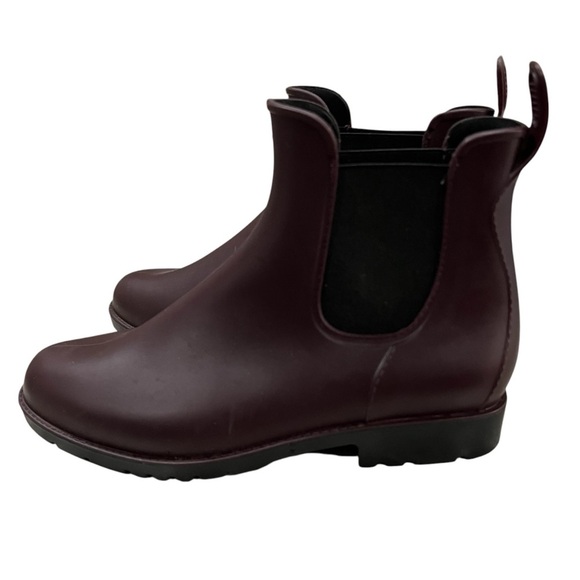 Asgard Women’s 7 Wine Pull On Rubber Rain Boots - Picture 1 of 8